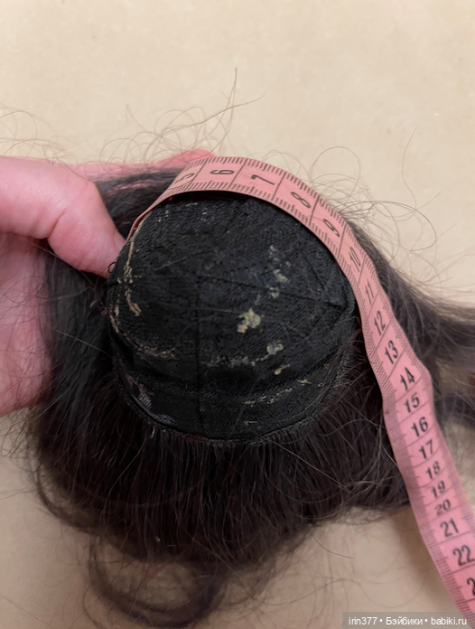 Парик натуральный для антикварной, винтажной или любой другой куклы (фото 7)