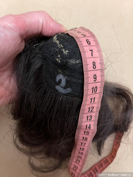 Парик натуральный для антикварной, винтажной или любой другой куклы (фото 9)