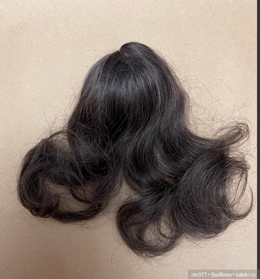 Парик натуральный для антикварной, винтажной или любой другой куклы (фото 5)