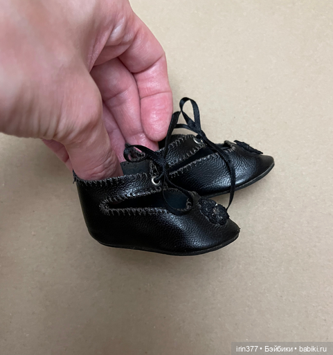 Туфли для антикварной куклы (фото 4)