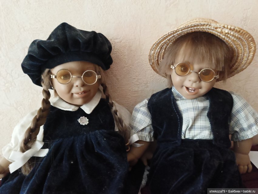 Пара виниловых кукол — Игровые куклы