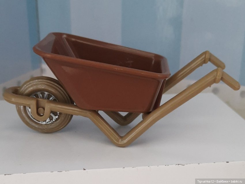 Садовая тачка — Миниатюра для кукол (фото 4)