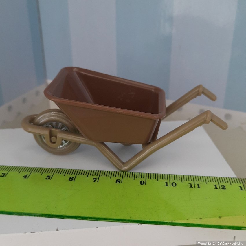 Садовая тачка — Миниатюра для кукол (фото 6)