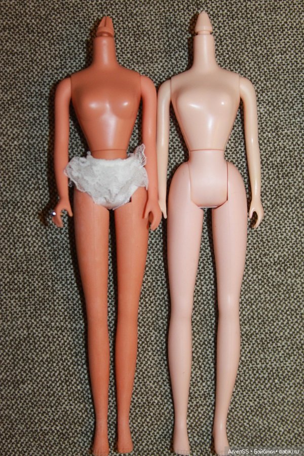 Винтажная подружка Дженни тановая New Флора на теле с шейным шарниром (фото 10)