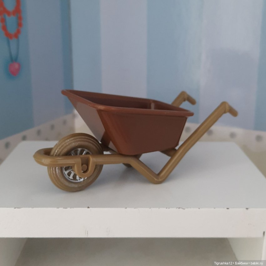Садовая тачка — Миниатюра для кукол (фото 3)
