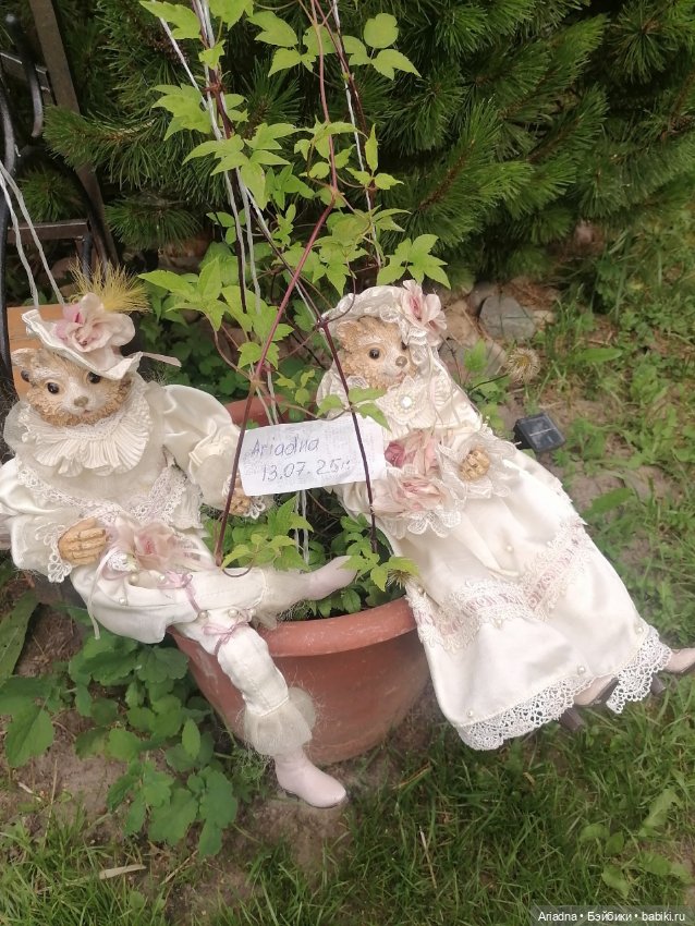 Галантная пара — Коллекционные куклы (фото 6)