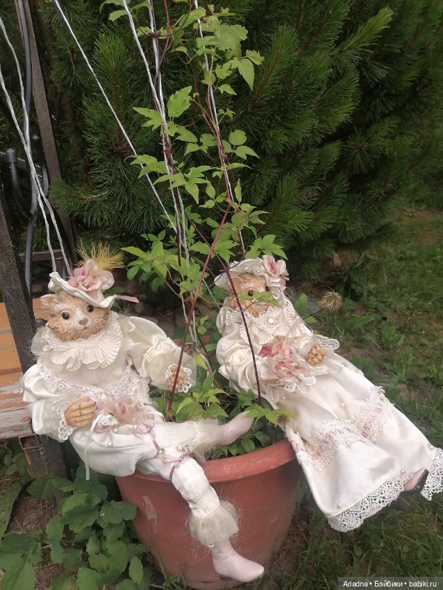 Галантная пара — Коллекционные куклы (фото 5)