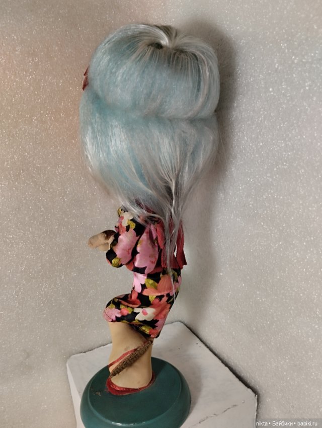 Редкая кукла японская Винтаж 60х (фото 4)