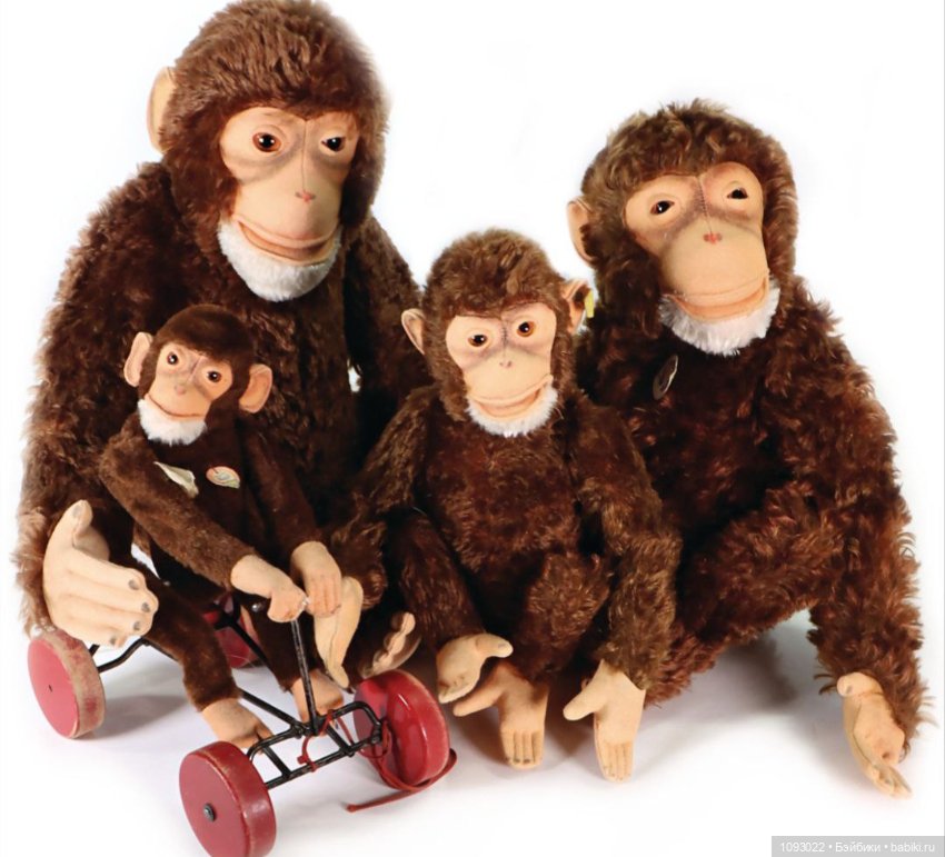 Механическая обезьянка Steiff (фото 6)