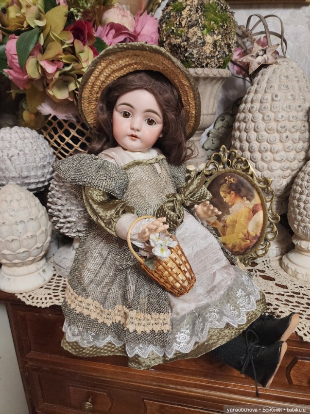 Антикварная кукла Кестнер 143, 51 см