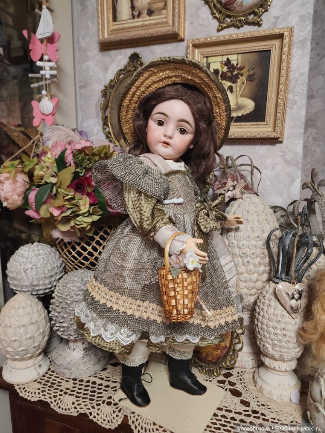 Антикварная кукла Кестнер 143, 51 см