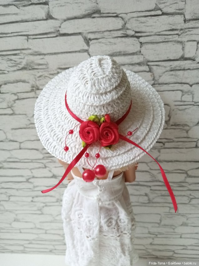 Соломенная шляпа на Барби Поппи Интегрити Дисней (фото 3)