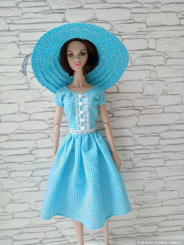 Соломенная шляпа на Барби Поппи Интегрити Дисней (фото 2)