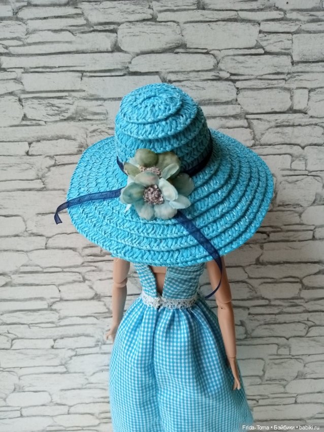 Соломенная шляпа на Барби Поппи Интегрити Дисней (фото 6)