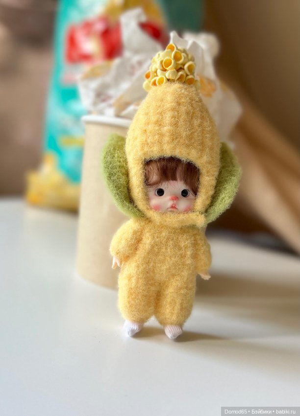 Костюм Кукуруза на куклу мини обитцу (фото 2)