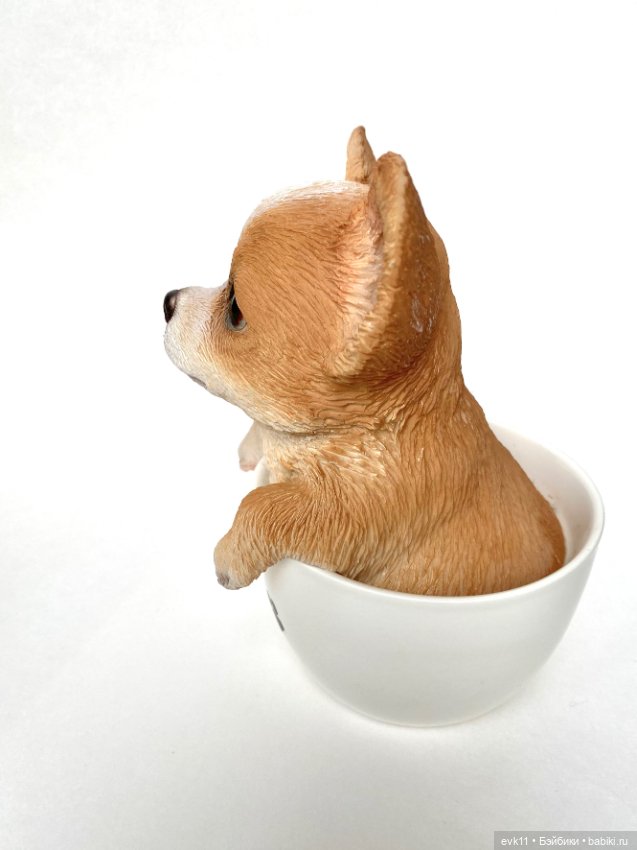 Фигурка «Собачка чихуахуа в чашке» (фото 3)