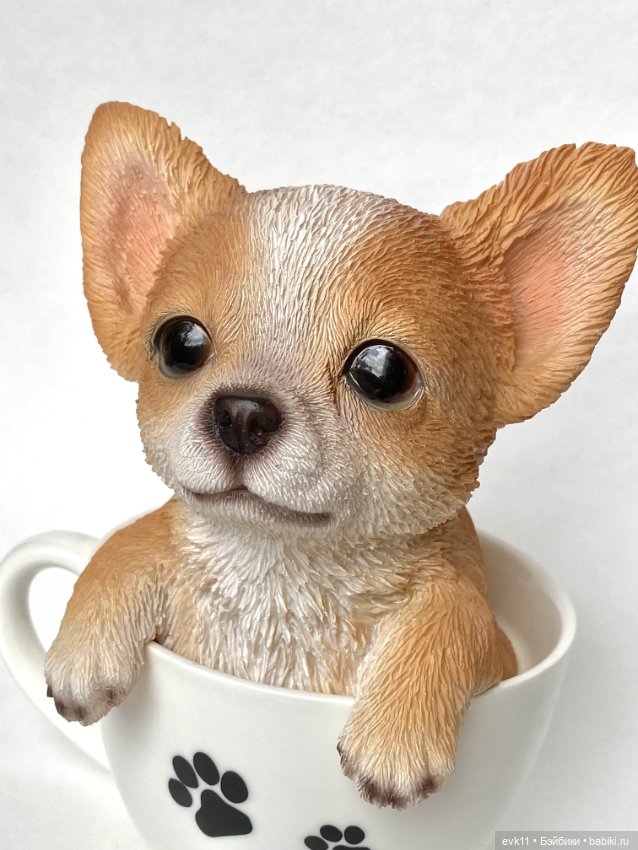 Фигурка «Собачка чихуахуа в чашке» (фото 4)