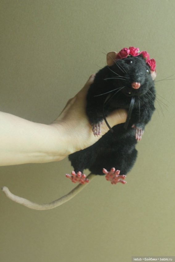 Меховая коллекционная игрушка КрЫсота