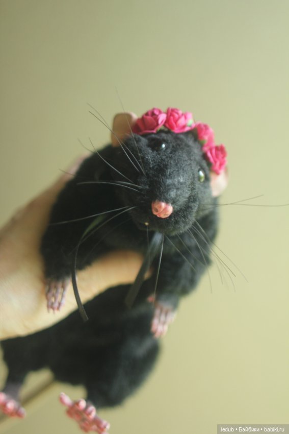 Меховая коллекционная игрушка КрЫсота (фото 2)