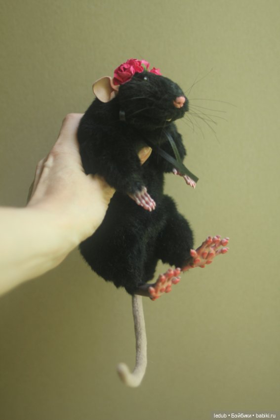 Меховая коллекционная игрушка КрЫсота (фото 6)