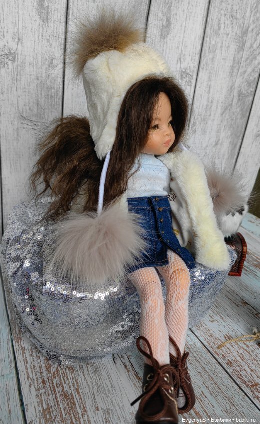 Зимний комплект одежды для куклы Paola Reina и схожих с ними кукол (фото 4)
