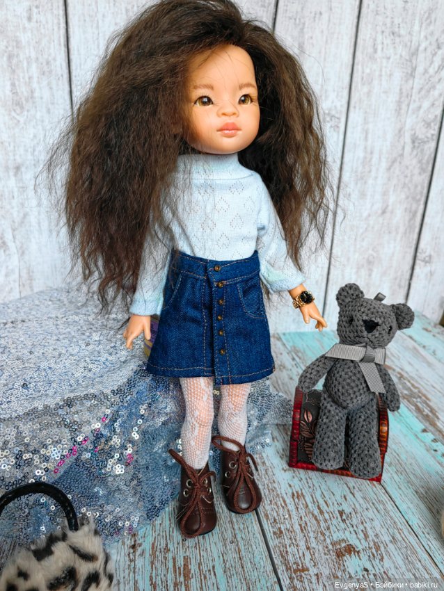 Зимний комплект одежды для куклы Paola Reina и схожих с ними кукол (фото 5)