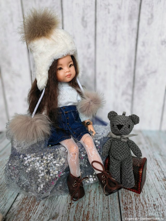Зимний комплект одежды для куклы Paola Reina и схожих с ними кукол (фото 6)