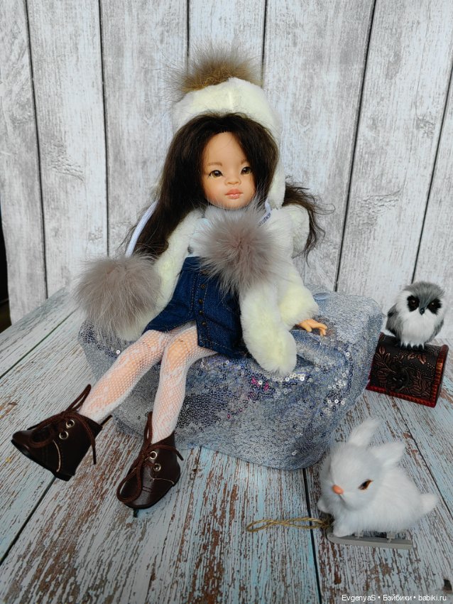 Зимний комплект одежды для куклы Paola Reina и схожих с ними кукол (фото 8)