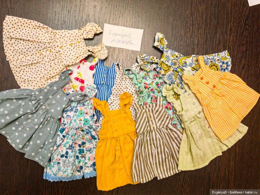 Сарафаны для кукол Paola Reina и схожих с ними кукол