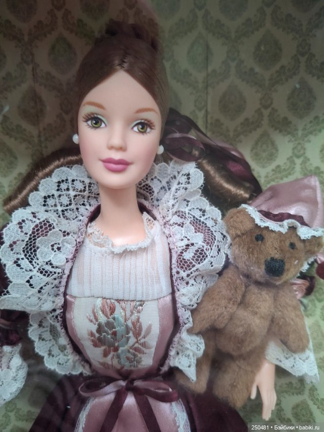 Викторианская Барби с мишкой/ Victorian Barbie with Cedric Bear
