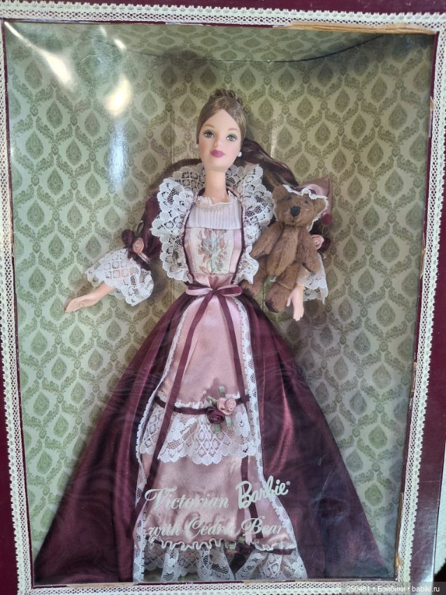 Викторианская Барби с мишкой/ Victorian Barbie with Cedric Bear (фото 3)