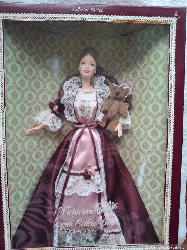 Викторианская Барби с мишкой/ Victorian Barbie with Cedric Bear (фото 2)