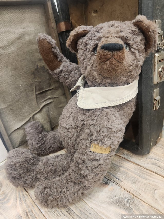 Бруно мишка-тедди 50 см — Авторские игрушки (фото 5)