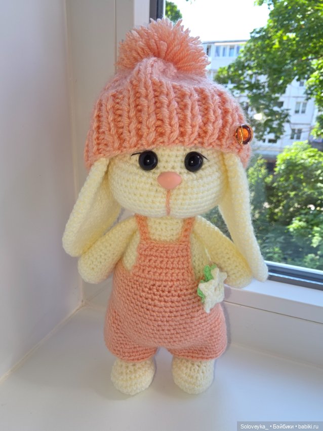 Зайка Кнопа — Авторские игрушки