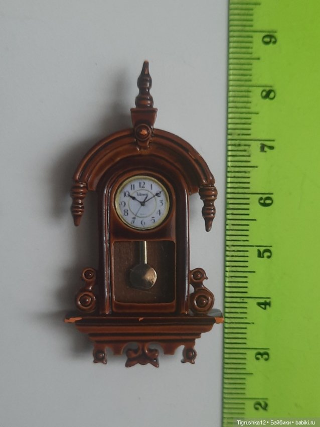 Часы в кукольный домик — Миниатюра для кукол (фото 4)