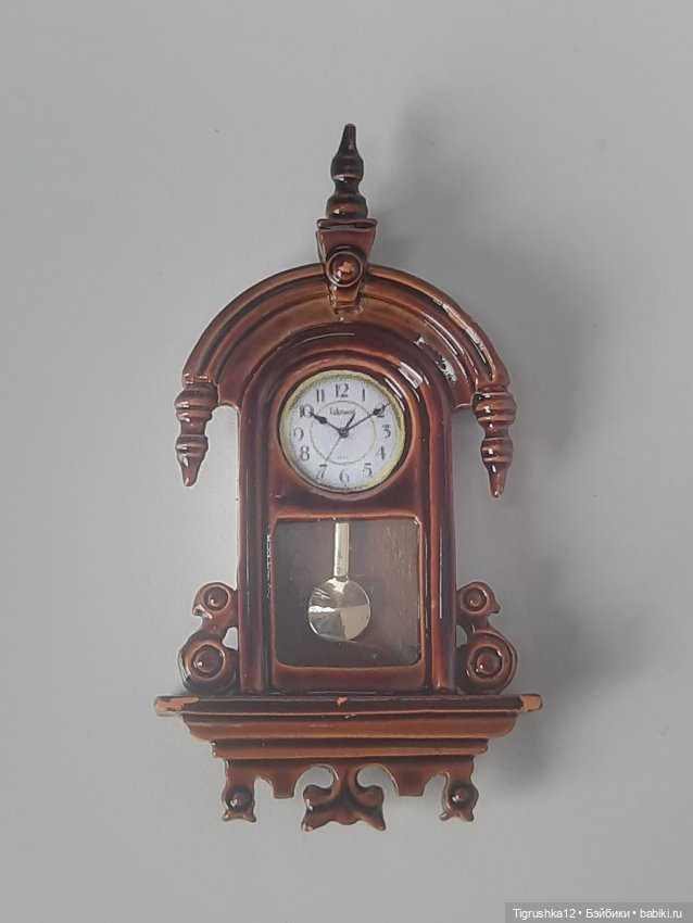 Часы в кукольный домик — Миниатюра для кукол (фото 3)