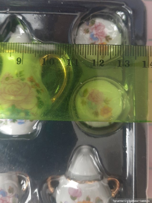 Чайный сервиз — Миниатюра для кукол (фото 6)