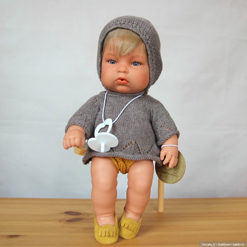 The Preppy and Endisa, кукла - пупс, Preppy Mini мальчик в сером, 28 см, 2