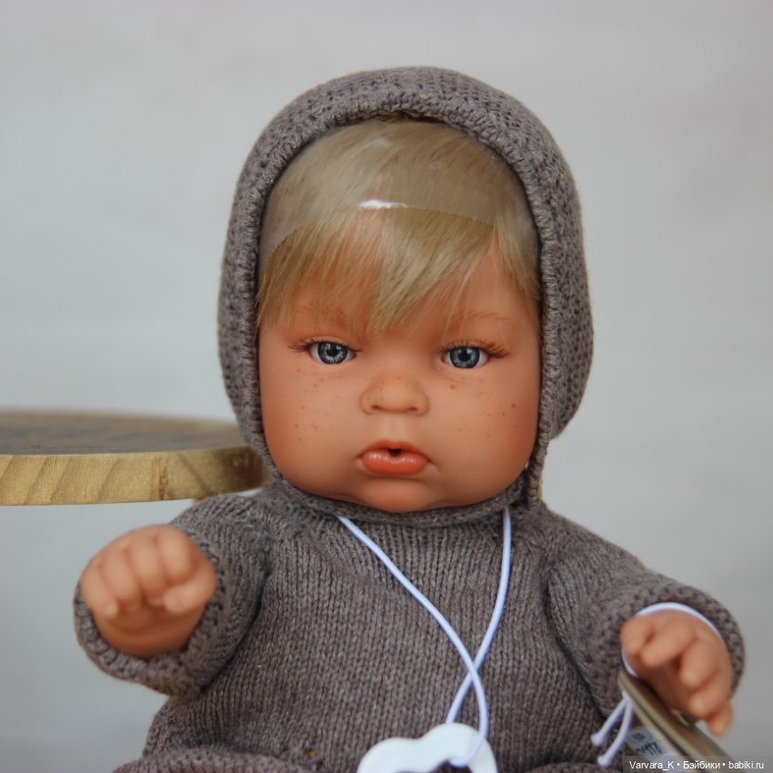 The Preppy and Endisa, кукла - пупс, Preppy Mini мальчик в сером, 28 см, 1 (фото 5)