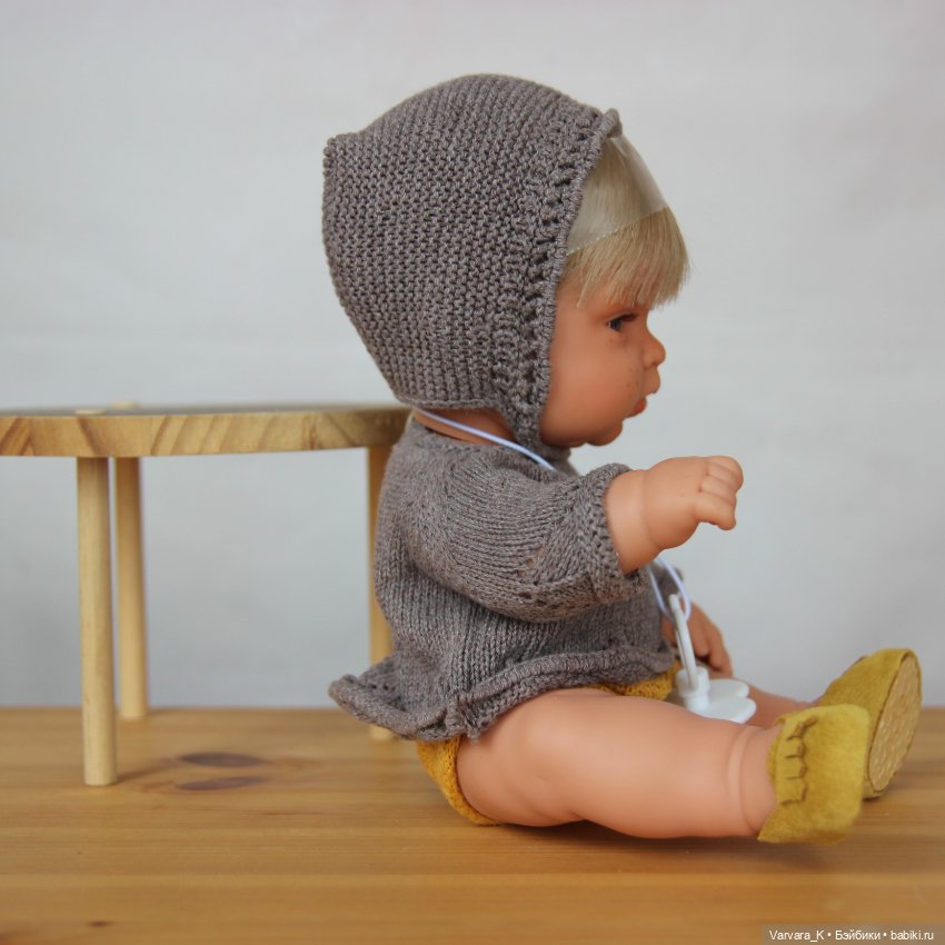 The Preppy and Endisa, кукла - пупс, Preppy Mini мальчик в сером, 28 см, 1 (фото 8)