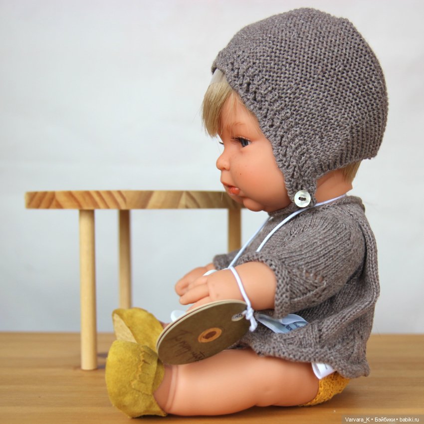 The Preppy and Endisa, кукла - пупс, Preppy Mini мальчик в сером, 28 см, 2 (фото 5)