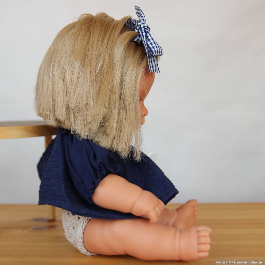The Preppy and Endisa, кукла пупс, Preppy Mini в синем, 28 см (фото 9)