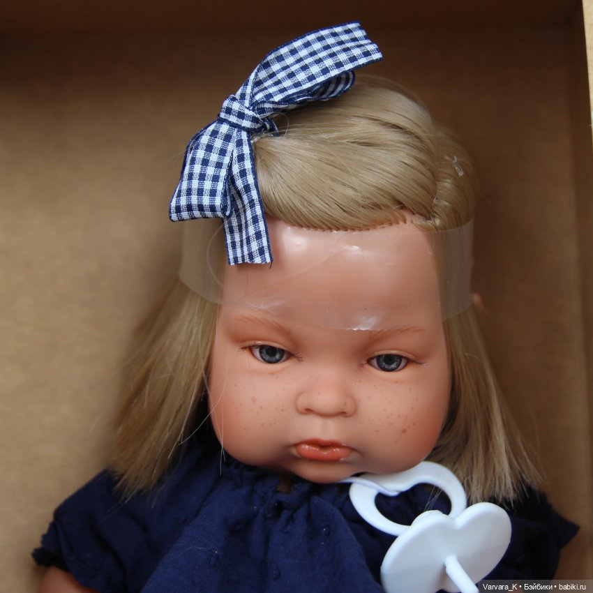 The Preppy and Endisa, кукла пупс, Preppy Mini в синем, 28 см (фото 2)