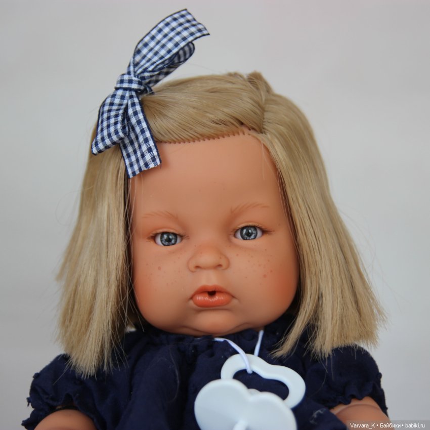 The Preppy and Endisa, кукла пупс, Preppy Mini в синем, 28 см (фото 4)