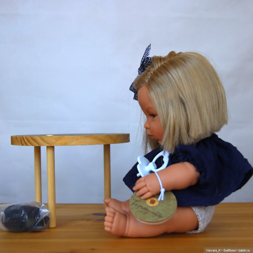 The Preppy and Endisa, кукла пупс, Preppy Mini в синем, 28 см (фото 7)