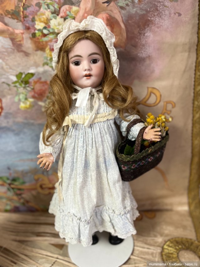 Очаровательная детка для фр. рынка SImon Halbig 1009 рост 48 см (фото 5)