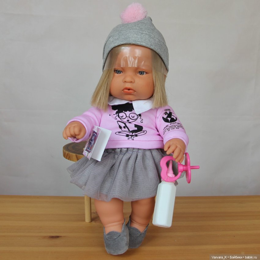 The Preppy and Endisa, кукла пупс, Preppy Mini в розовом, 28 см, 1 (фото 6)