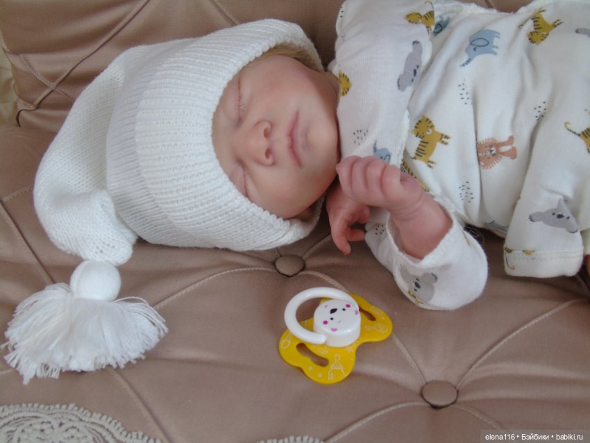 Малышка сплюшка Шарлотта — Куклы реборн (фото 8)