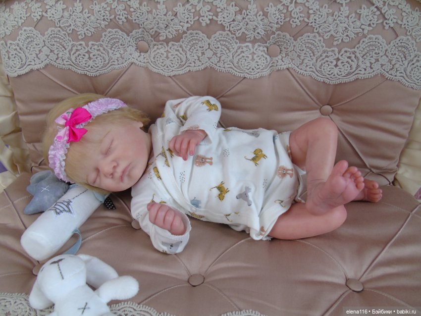 Малышка сплюшка Шарлотта — Куклы реборн (фото 4)