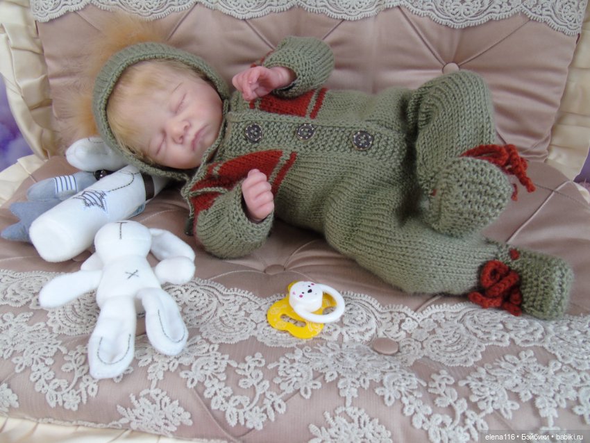 Малышка сплюшка Шарлотта — Куклы реборн (фото 2)